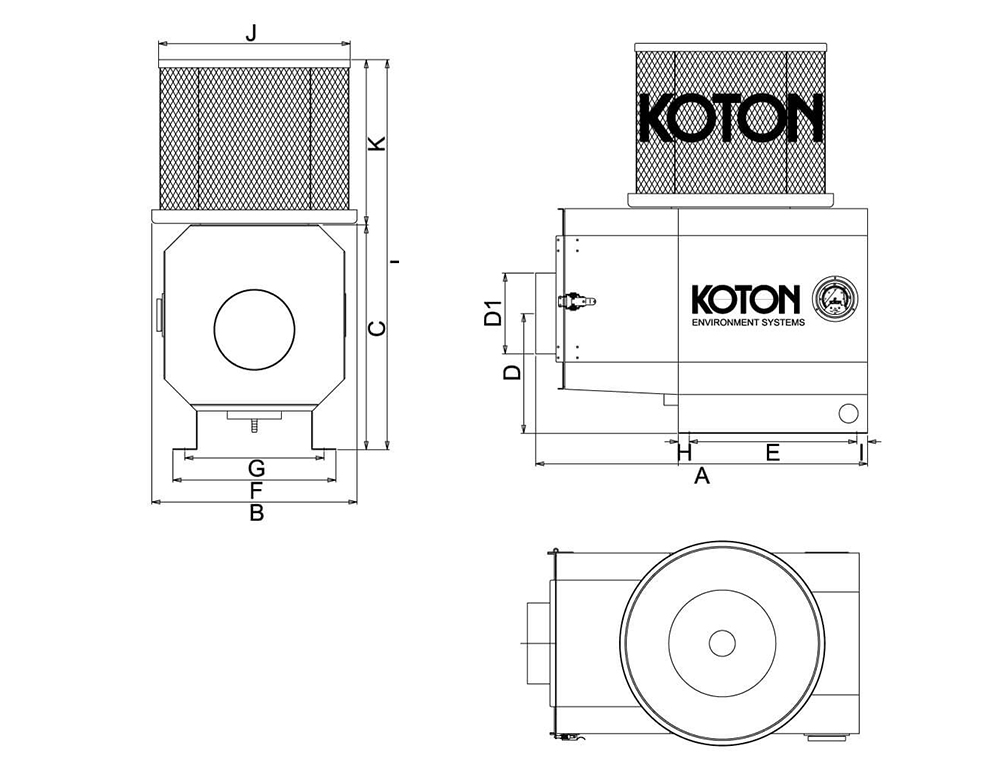 Oil Mist Air Cleaner